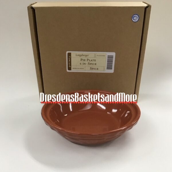 Spice Longaberger 6" Pie Plate