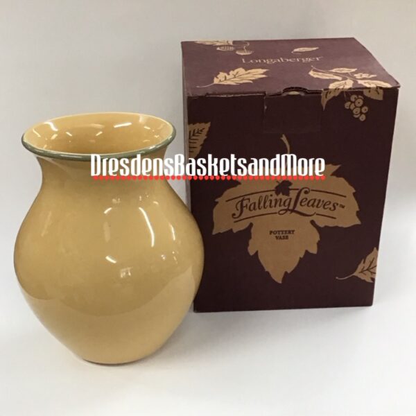 Longaberger Falling Leaves Vase NIB