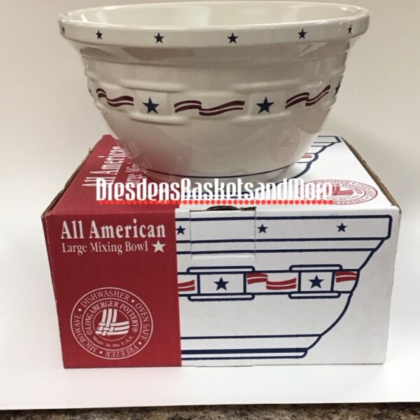 Longaberger All American Large Mixing Bowl NIB
