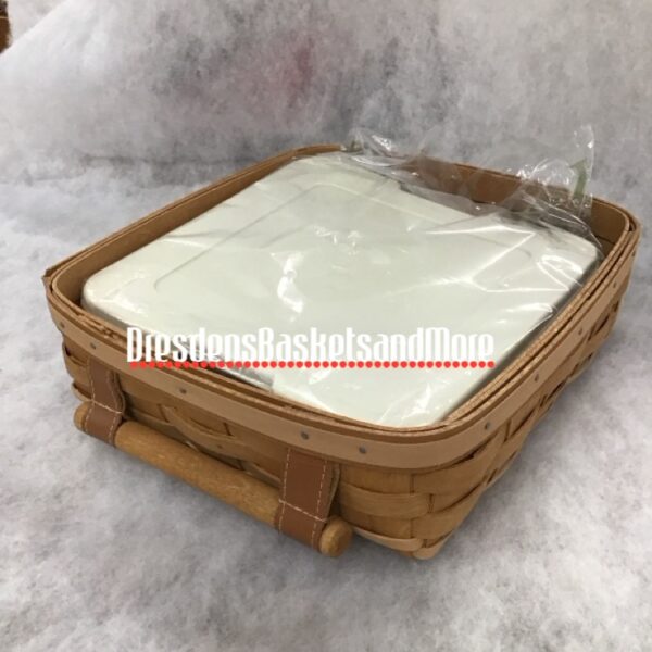 Small Entertaining Longaberger Basket Warm Brown