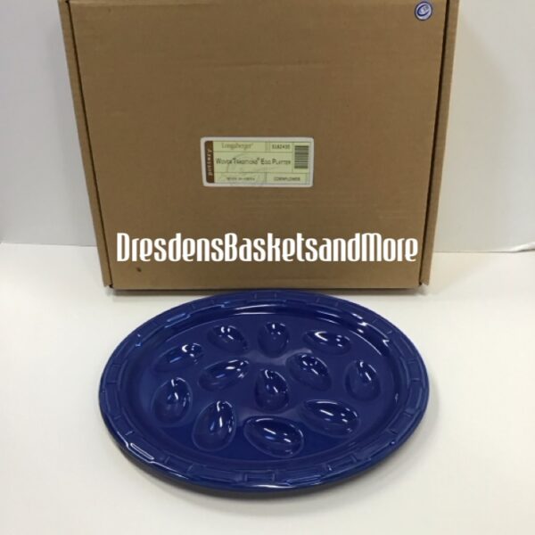 Longaberger Cornflower Egg Platter NIB*