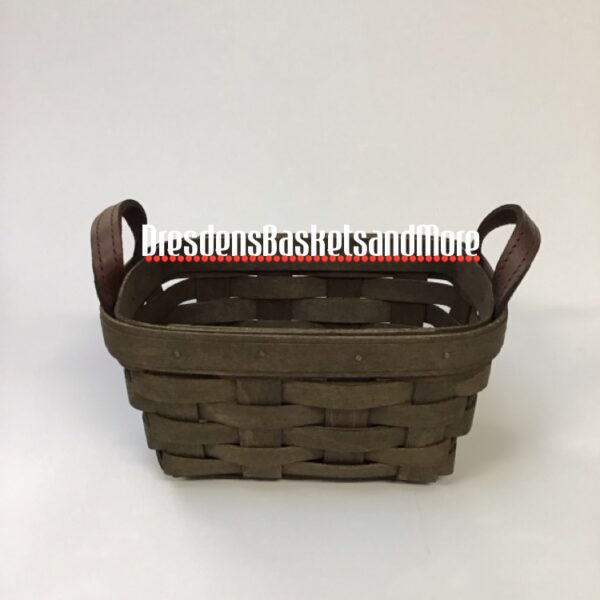 Deep Brown Longaberger Tea Basket