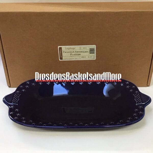 Longaberger Proudly American Platter NIB