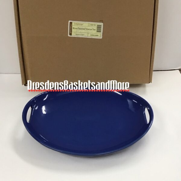 Cornflower Longaberger Contour Tray NIB