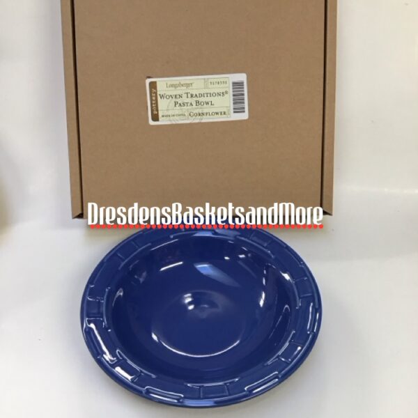 Longaberger Cornflower Small Pasta Bowl NIB