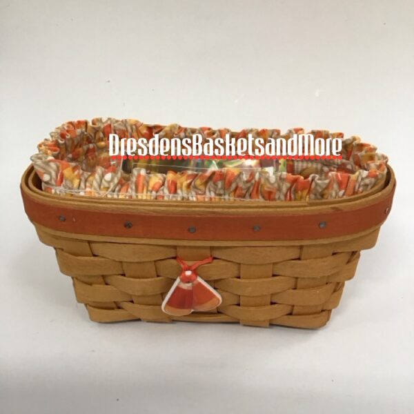 Candy Corn Longaberger Basket Combo & Tie On