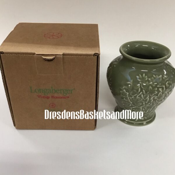 Longaberger Vintage Blossoms Vase NIB
