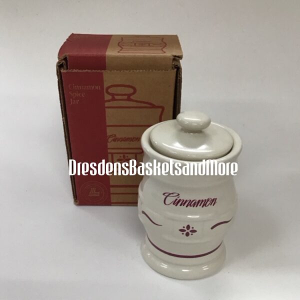Longaberger Traditional Red “Cinnamon” Spice Jar*
