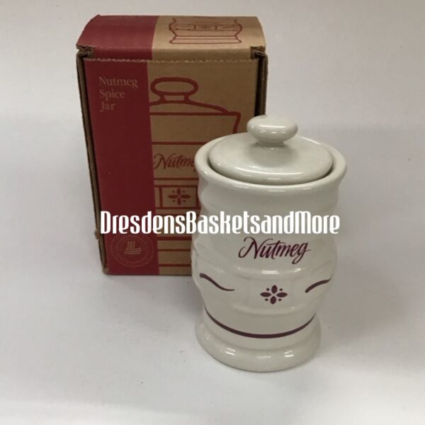 Longaberger Traditional Red “Nutmeg” Spice Jar*