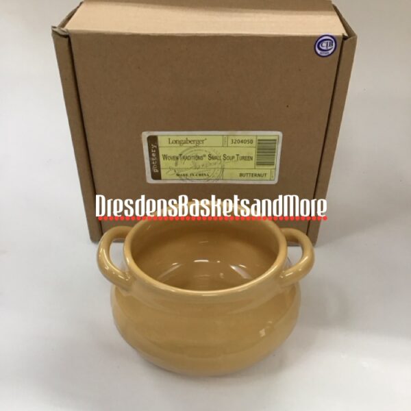 Longaberger Butternut Small Soup Tureen NIB