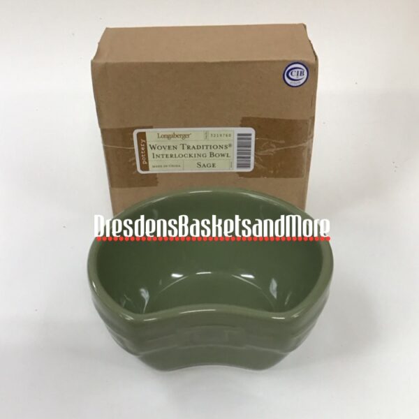 Sage Longaberger Interlocking Bowl