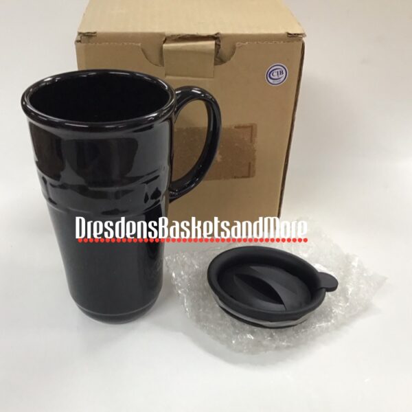 Longaberger Ebony Travel Mug NIB*