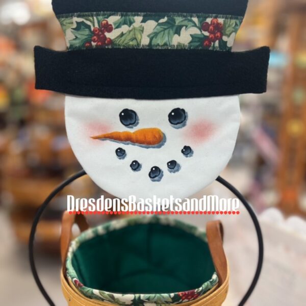 Snowman Face for the Longaberger Small Wrought Iron Snowman AH