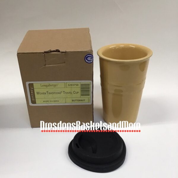 Longaberger Butternut Travel Cup NIB