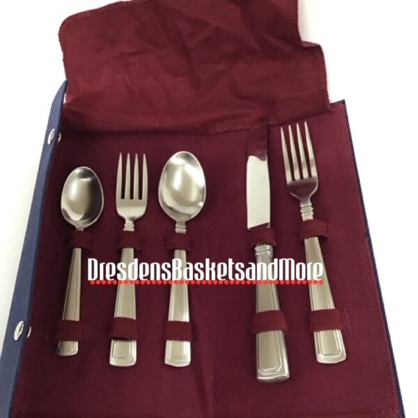 Longaberger Flatware 5 Piece Place Setting NEW