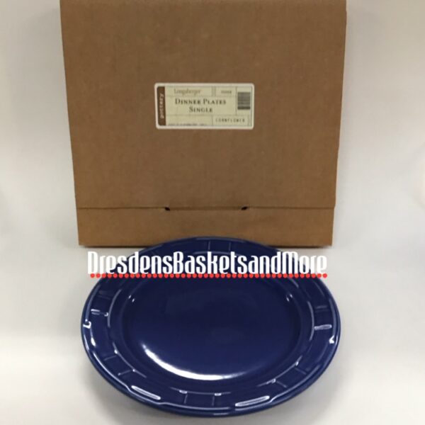 Longaberger Cornflower Dinner Plate NIB