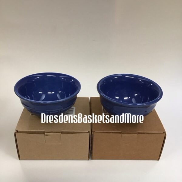 Longaberger Cornflower Dessert Bowls Set Of 2 NIB