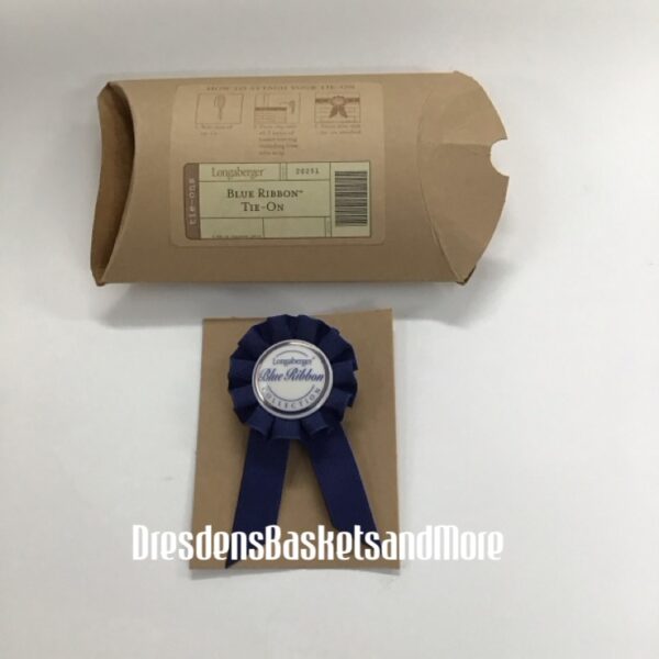 Blue Ribbon Longaberger Tie On NIB