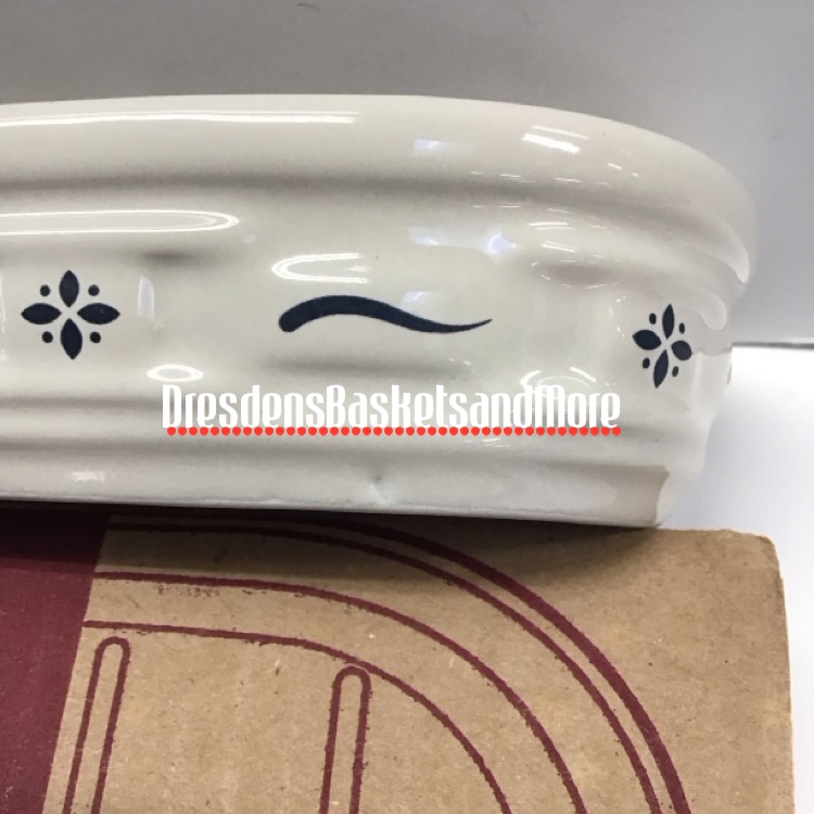 Longaberger Classic Blue Soap Dish NIB*