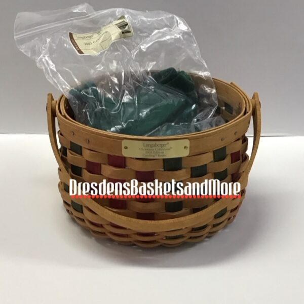 Longaberger 2003 Caroling Basket Combo