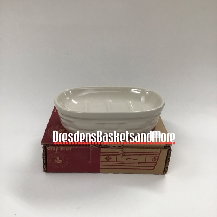 Longaberger Ivory Soap Dish NIB