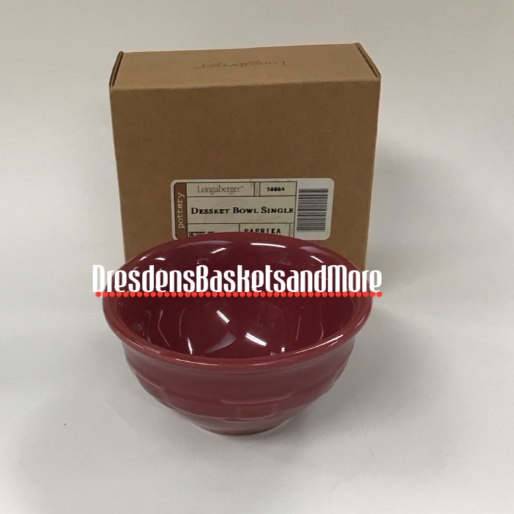 Longaberger Paprika Dessert Bowl NIB