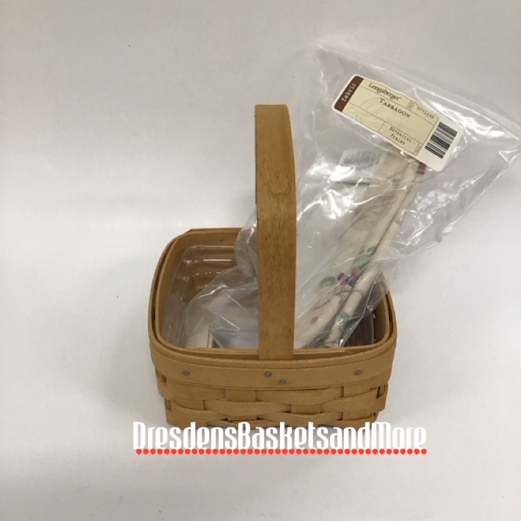 Longaberger 2004 Tarragon Basket Combo