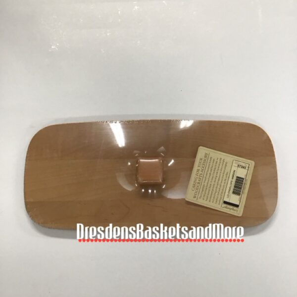 Longaberger Woodcrafts Thank You Lid Warm Brown NIP