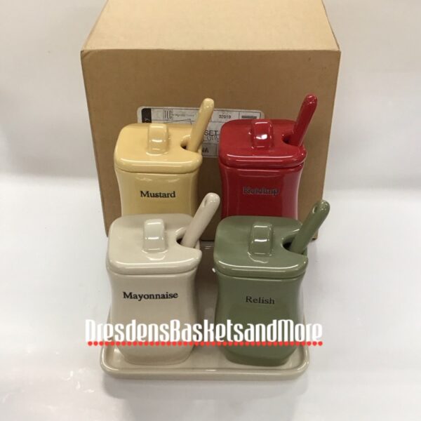 Longaberger Condiment Set NIB