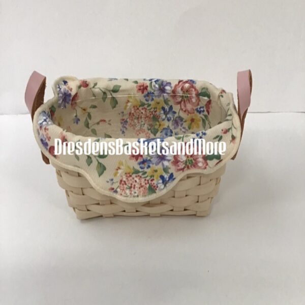 Horizion Of Hope Longaberger 2005 Whitewash Basket Combo