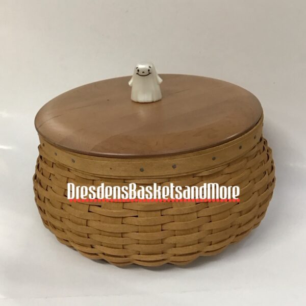 Hostess Halloween Longaberger Basket W/Lid