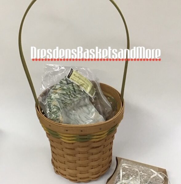 May Series Longaberger Daffodil Basket Combo & Tie On