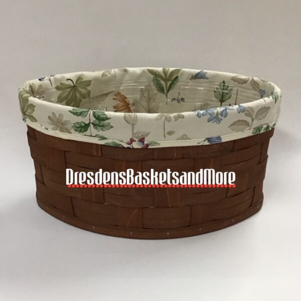 Metropolitan Longbaerger Medium Basket Combo Rich Brown