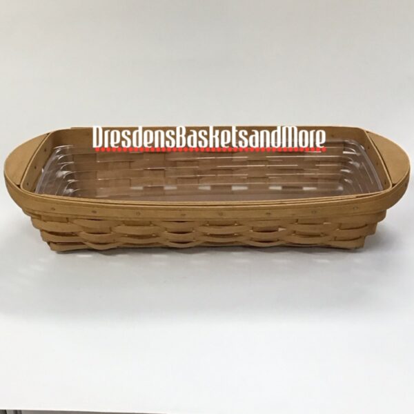 Longaberger 2002 Bagel Basket w/ Hard Protector
