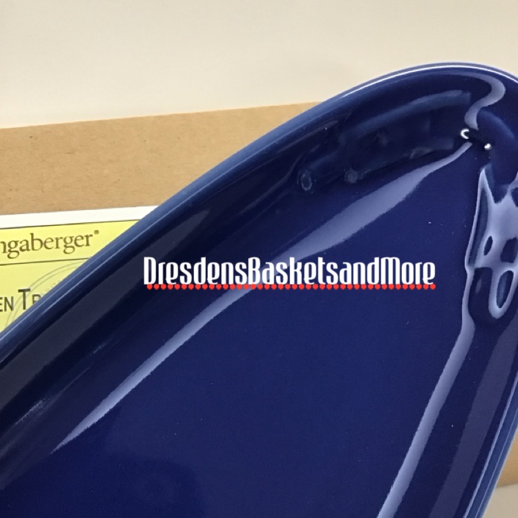 Longaberger Long Oval Tray Cornflower NIB*