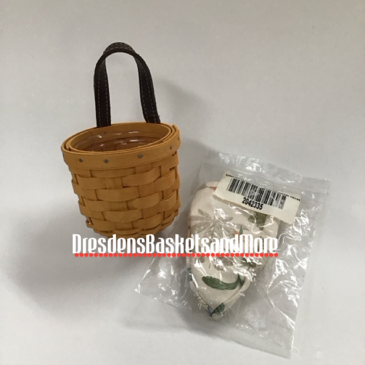 Longaberger 2002 Classic Extra Small Gatehouse Basket Combo