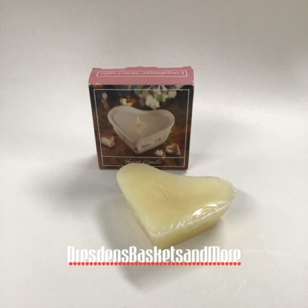 Longaberger Heart Candle NIB