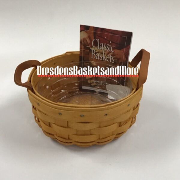 Longaberger 2002 Classic Saffron Basket w/ Protector