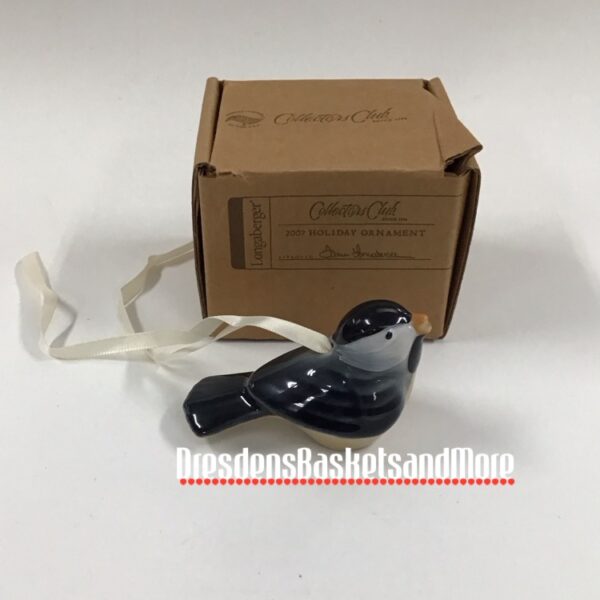 Longaberger Chickadee Ornament NIB