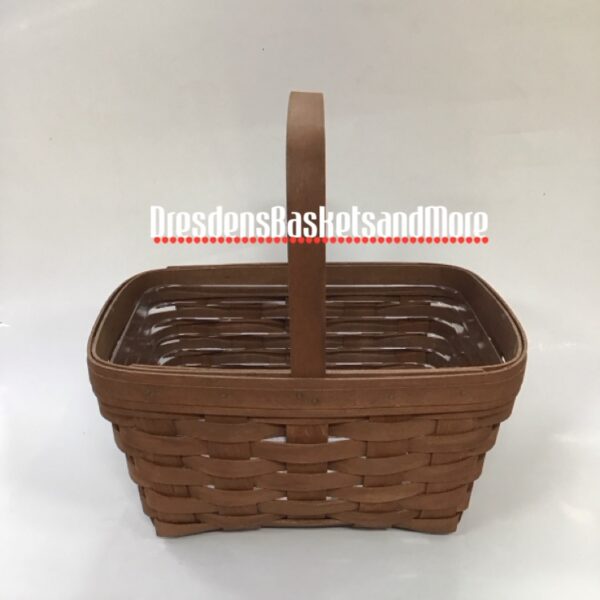 Longaberger 2009 Rich Brown Spring Basket w/ Protector