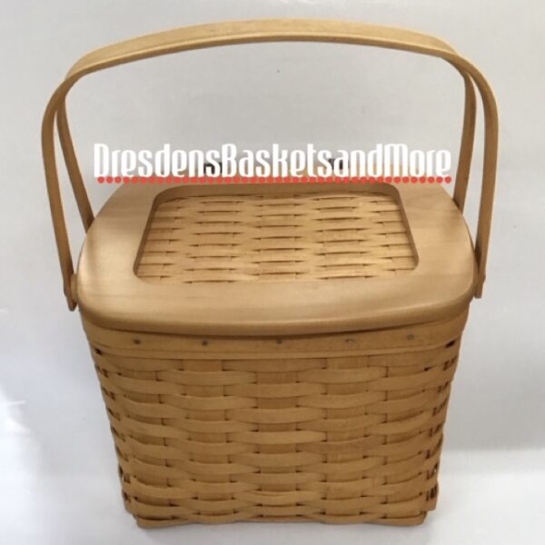 Longaberger 2000 Weekender Basket w/ Divided Protectors
