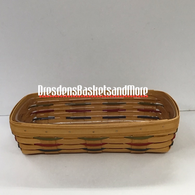 Longaberger 2001 Woven Traditions Bread Basket w/ Protector