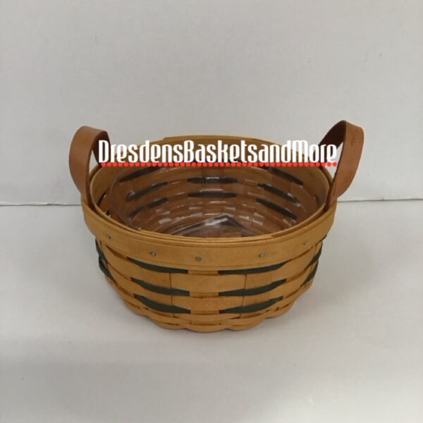 Longaberger 2001 Heartland Button Basket w/ Protector