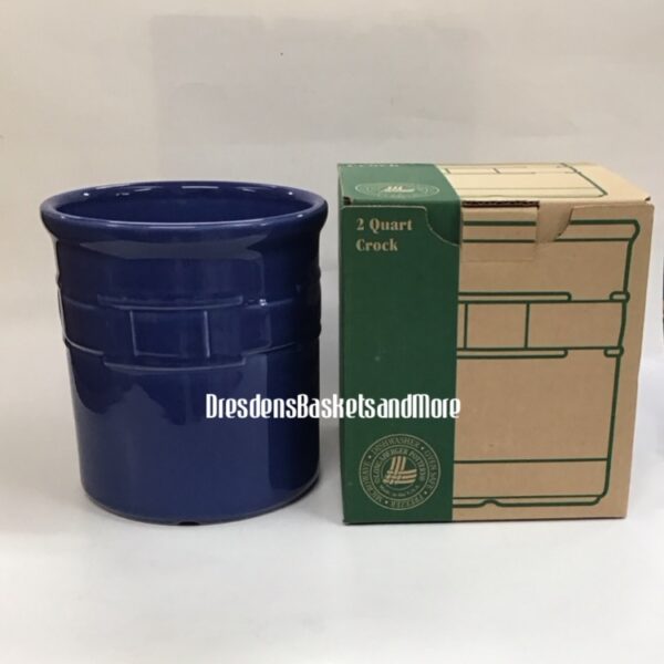 Longaberger Cornflower 2 Qt Crock NIB