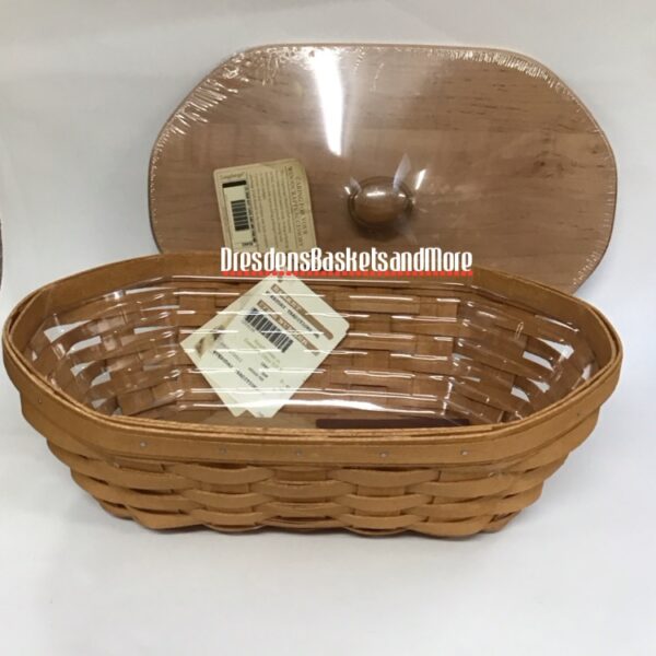 Longaberger 2012 Everyday Traditions Basket w/ Protector & Woodcrafts Lid