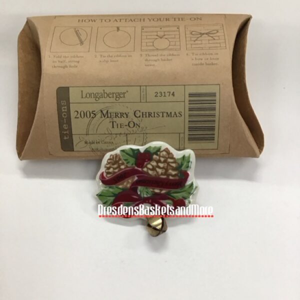 Merry Christmas 2005 Longaberger Tie On