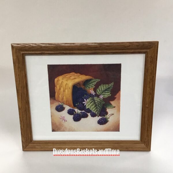 9X11 Framed Longaberger Berry Print