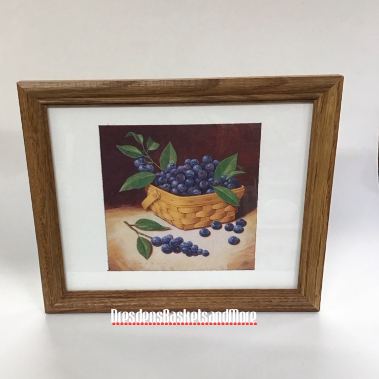 9X11 Framed Longaberger Berry Print