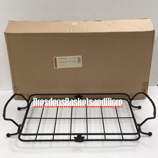 Longaberger Wrought Iron 9X13 Carrier NIB