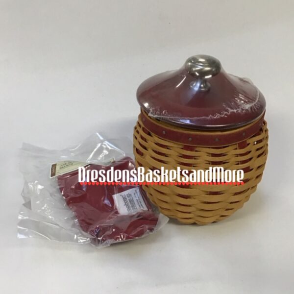 Longaberger 2005 Small Strawberry Basket Set